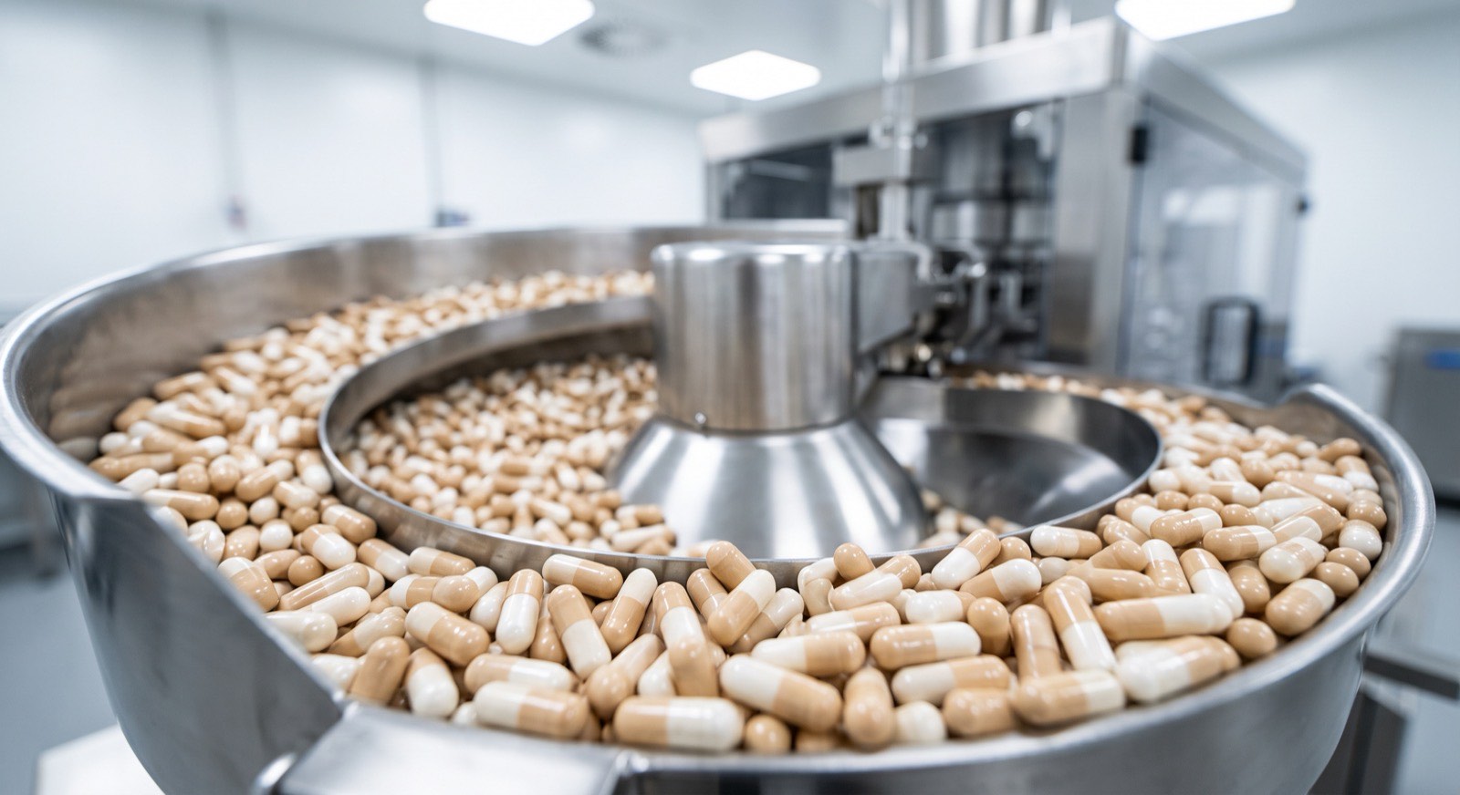 Capsule filling machine bowl